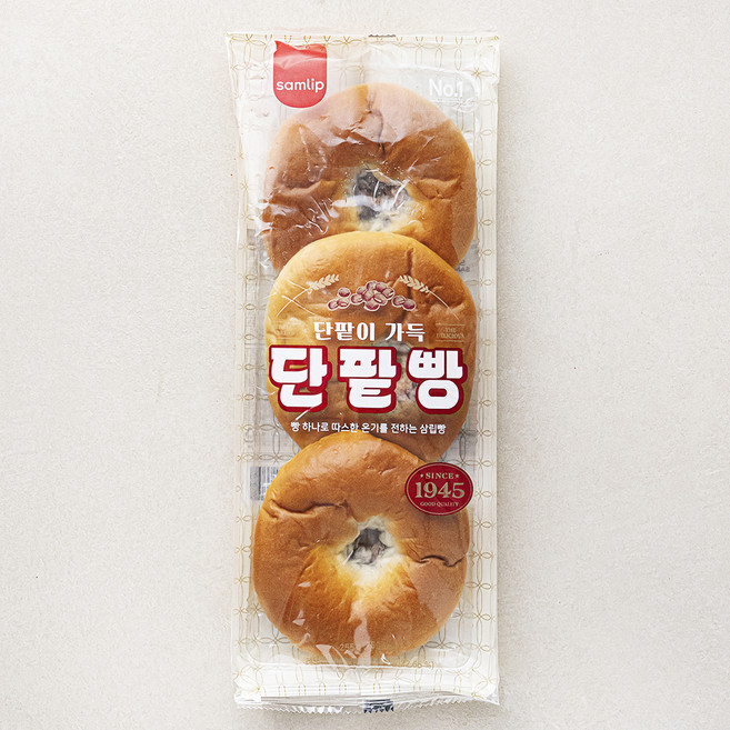 삼립 정통 단팥빵, 85g, 3개입, 1개