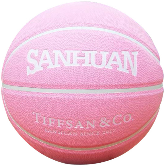 순잠 PU가죽 농구공 핑크, 1개