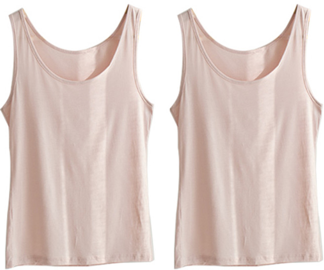 여성용 텐셀 어깨 런닝 2p