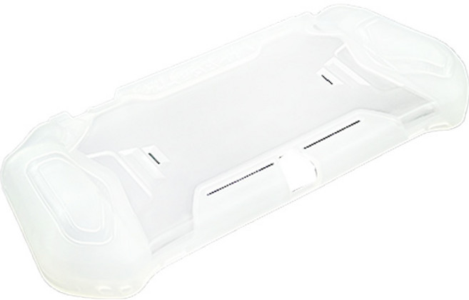 업마켓 닌텐도 스위치 라이트 그립 범퍼 TPU 케이스, 1개, 투명화이트