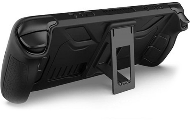 스팀덱 케이스 2세대 킥스탠드 실리콘커버 PGTECH, 1개