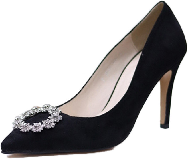 어바웃슈 캐이브 큐빅 펌프스