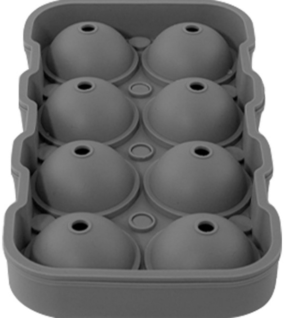 지베아 실리콘 얼음틀, 그레이, 1개