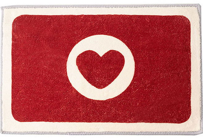 하이어리 하트 발매트, 04 레드