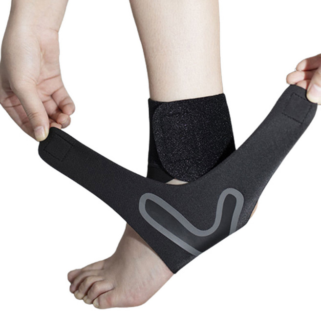 순잠 오픈형 발목보호대, 1개, 블랙