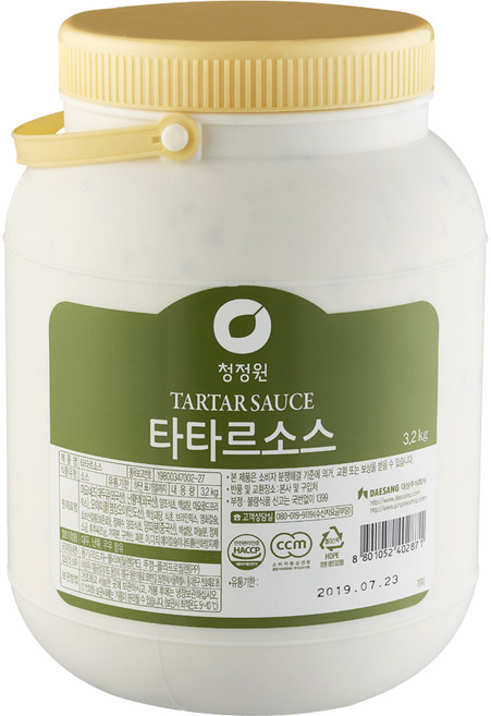 청정원 타타르 소스, 3.2kg, 1개