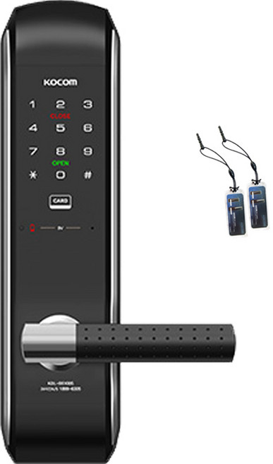 KOCOM 數位附把手門鎖 2Way 密碼 + 卡片 KDL-B5100S