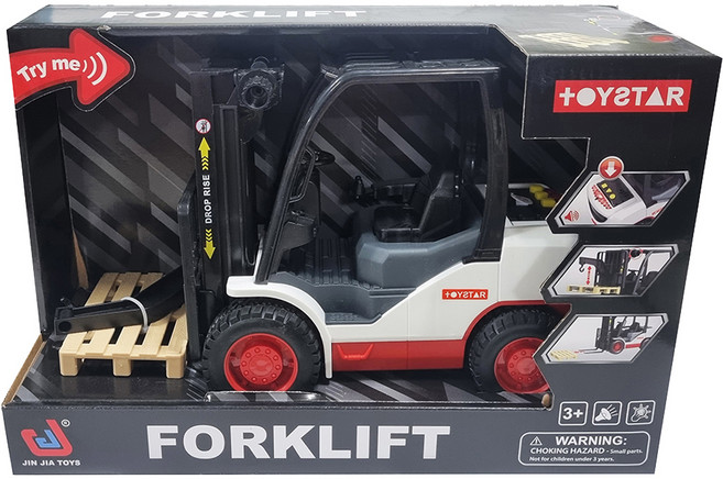 JINJIA TOYS i-Friends 堆高機世界重型機械可動玩具, 單一顏色