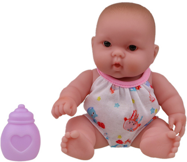 베렝구어 2022 미니 목욕놀이 아기인형 16822, 바디수트 무표정, 1개