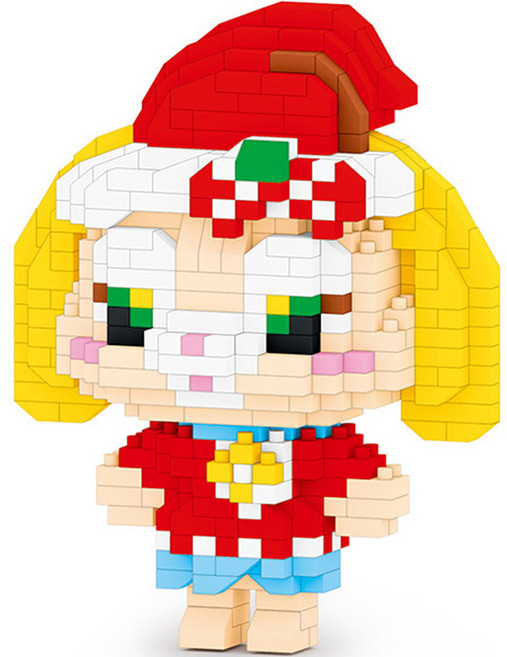 아토블럭 나노블럭 산타모자토끼 7571by, 혼합색상, 1개