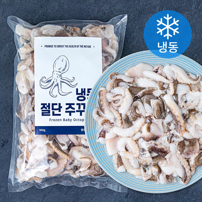 바이오션 절단주꾸미 (냉동), 900g(중), 1개