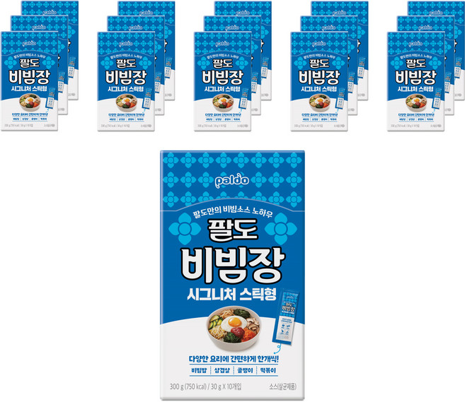 팔도 비빔장스틱 10p, 300g, 16개