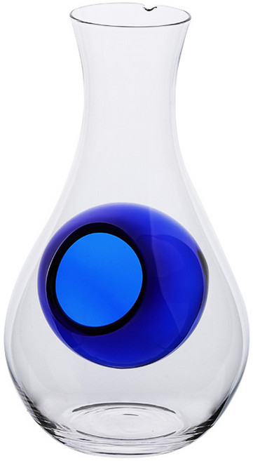 히야또 블루홀 유리 사케병, 1개