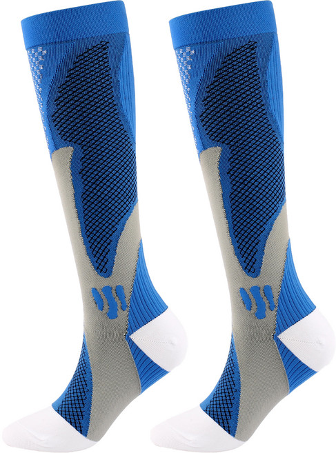 서영에스앤디 논슬립 축구 양말, 04 파란색