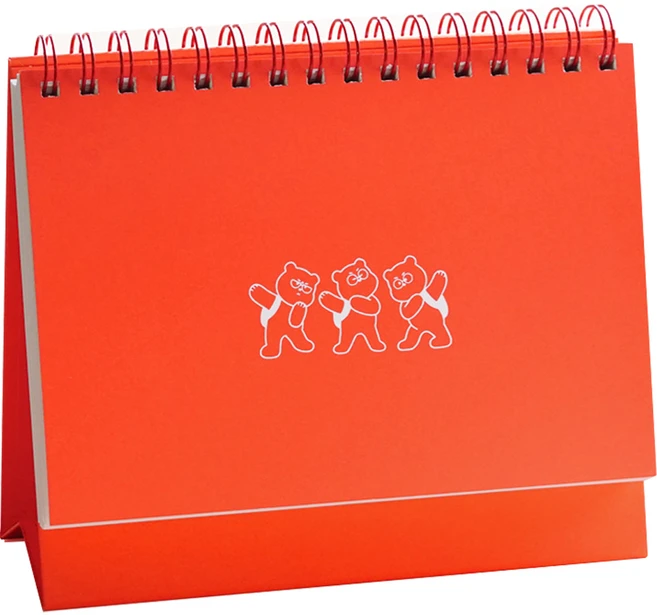 리훈 곰부 세우는 체크리스트 위클리 탁상 플래너 주간 일주일 계획표, 레드, 1개 - 쿠팡