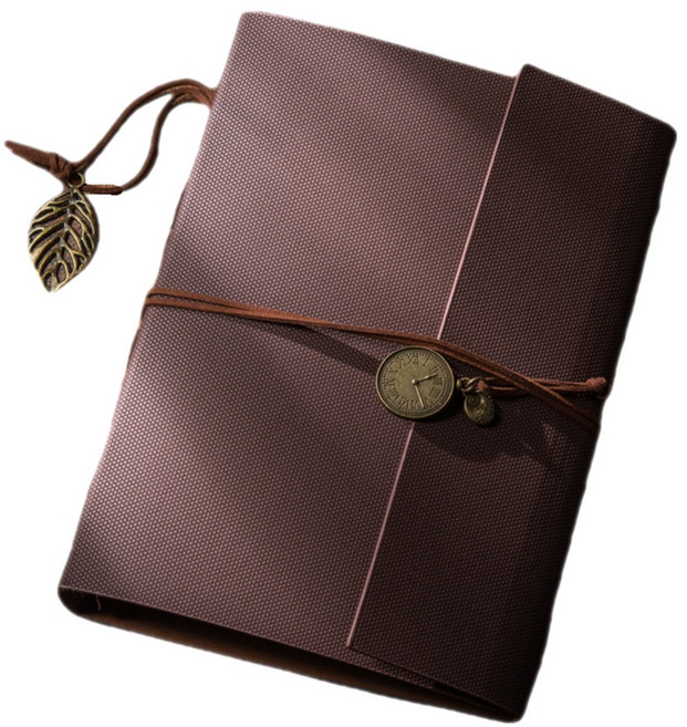 아로무드 고급 커버 포토북 다이어리, 브라운, 60매