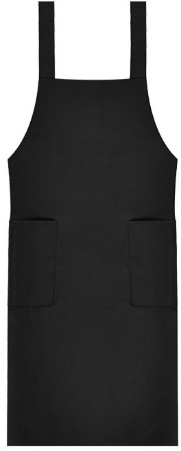 생활공식 H형 방수 앞치마, 블랙, 1개