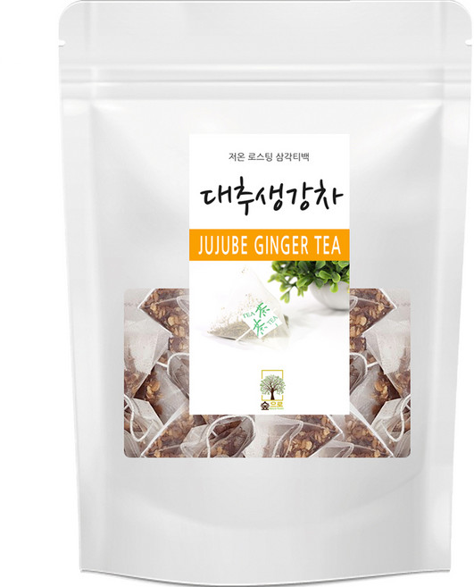 숲으로허브 대추생강차 삼각티백, 1.2g, 100개입, 1개