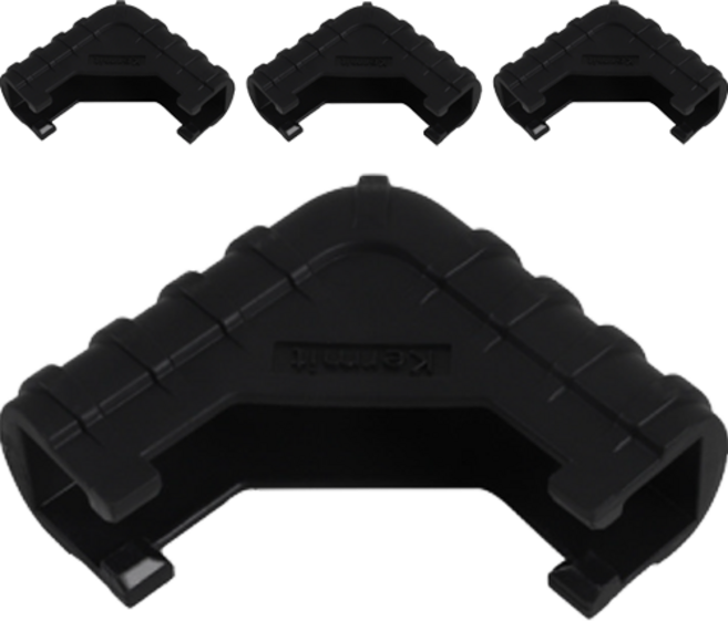 나비다 캠핑 의자 커버, 4개, 블랙