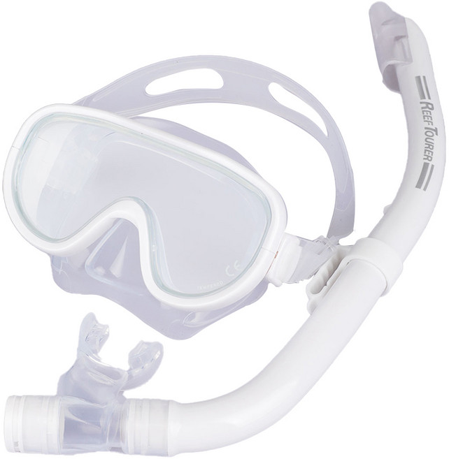 리프투어러 다이빙 마스크 + 스노클 세트 RC-1116Q-W