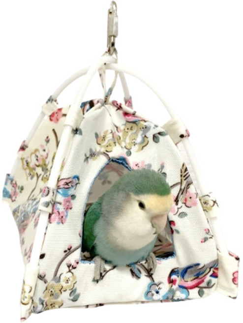 꽃앵무 텐트침대 소형 02477, 혼합색상, 1개