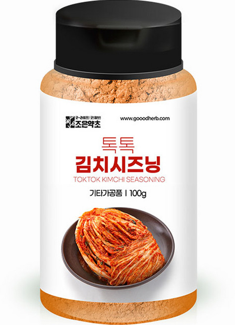 조은약초 톡톡 김치시즈닝, 1개, 100g