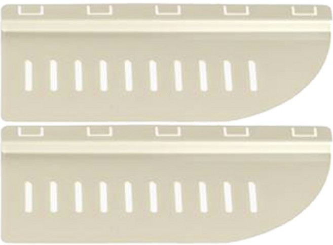 아트월 타일 틈새 선반 오른쪽 2p, 크림, 1단