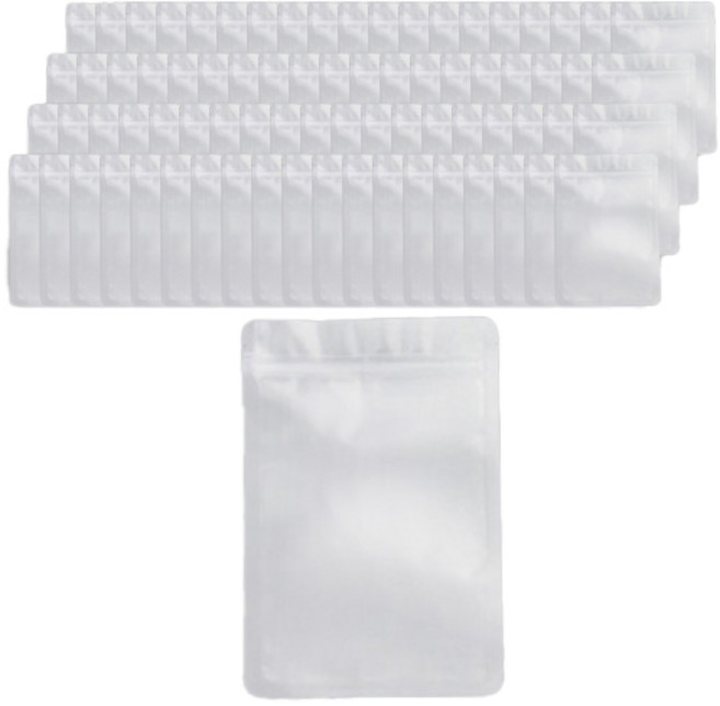 베스트팩 반투명 무광 지퍼백 100p 20 x 30 cm, 중(M), 100개입, 1개