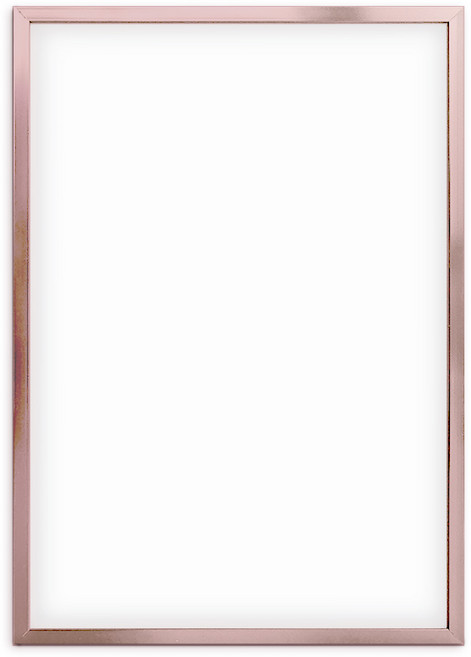 서프푸 액자 프레임, 로즈골드, 1개