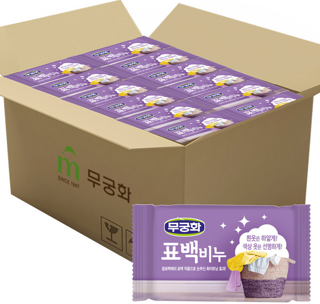 무궁화 표백비누, 230g, 32개