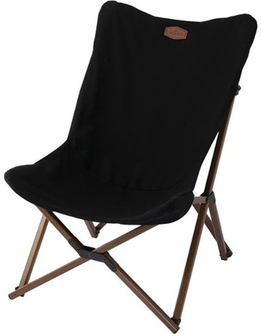 코베아 WS 캔버스 캠핑체어, 블랙, 1개