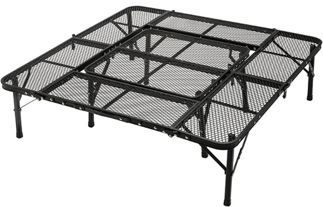 코베아 메쉬 파이어 캠프 테이블, 블랙