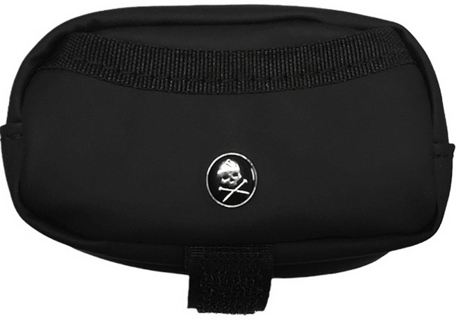 얼리포츠 골프공 볼파우치 벨트형 2구, 블랙, 1개