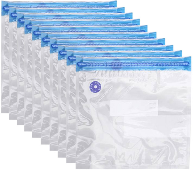 아울리빙 진공 압축 포장팩 10p, 중(M), 10개입, 1세트