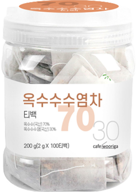우리가스토리 카페우리가 국산 옥수수 수염차 100p, 2g, 100개입, 1개