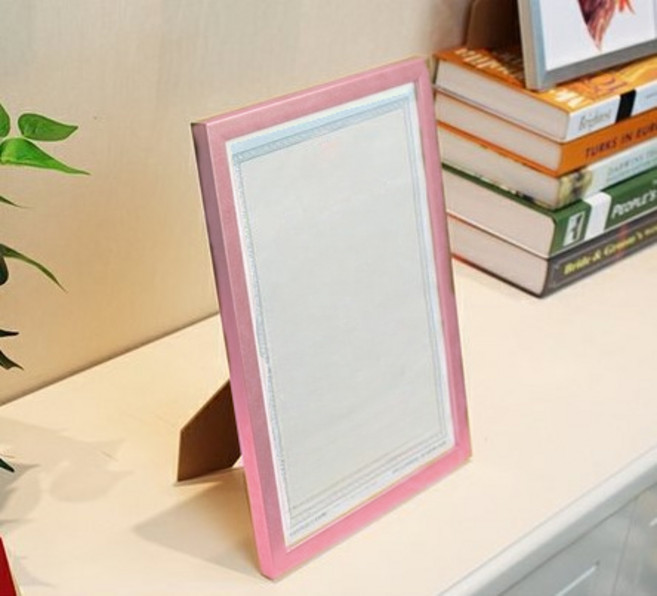 리앤베르 인테리어 탁상용 추억 납골당 사진 미니액자, 핑크, 1개