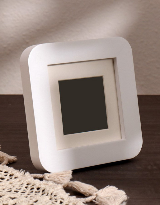 리앤베르 포토 프레임 탁상용 인테리어 모던 미니 액자, 화이트