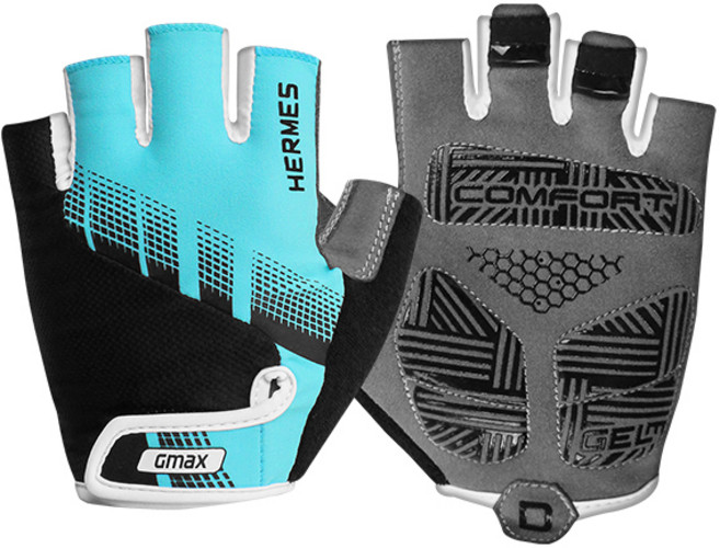 지맥스 헤르메스 싸이클 자전거 반장갑 양손 세트 GMS10090, 블루