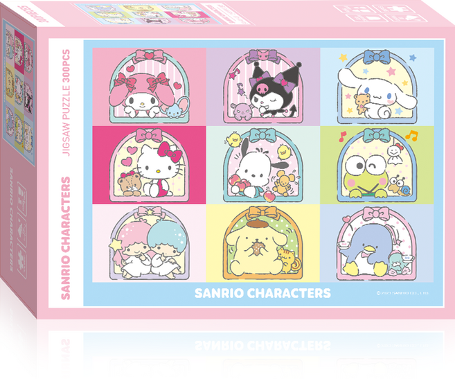 토이앤퍼즐 산리오캐릭터즈 직소퍼즐, 300피스, 컬렉션, 1개