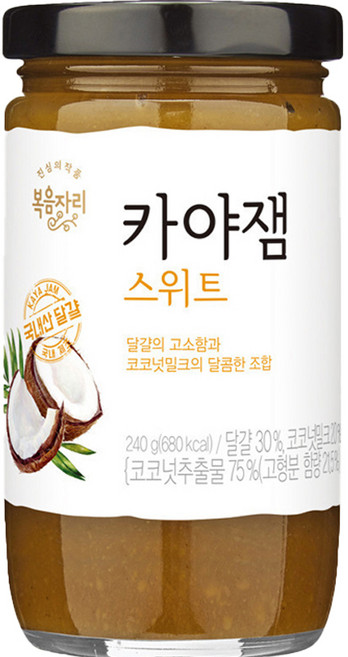 복음자리 카야잼 스위트, 240g, 1개