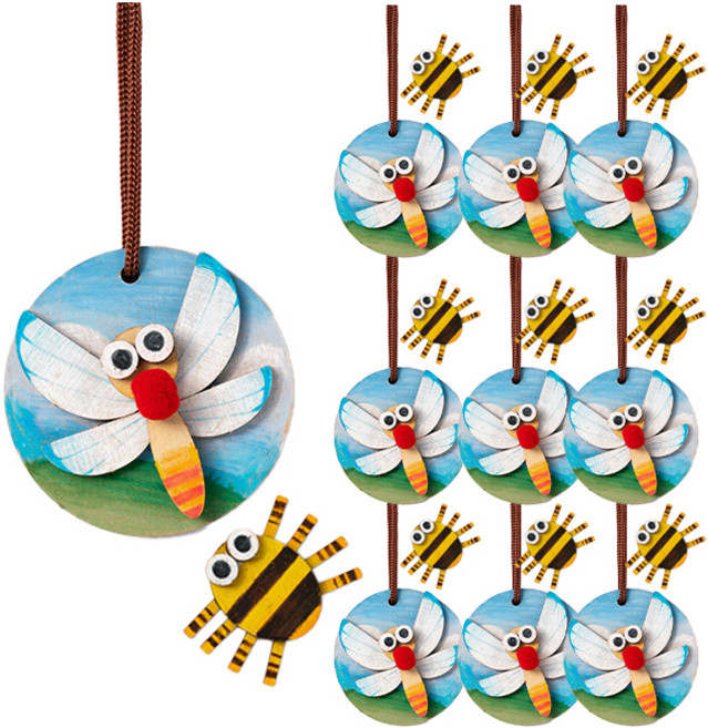 민화샵 나무목걸이 만들기 세트 UDPWD0613, 동그라미, 10세트