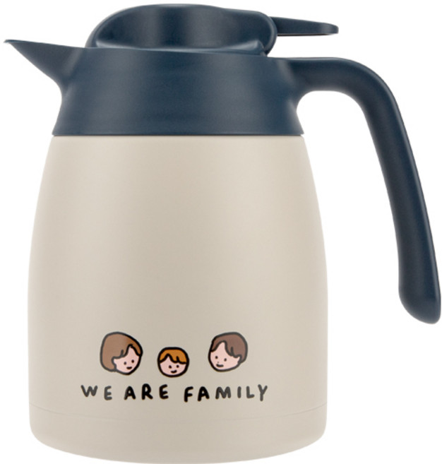 THERMOS 膳魔師 ZERO PER ZERO 保溫保冷桌上型壺 THV-1002KC, 1L, We Are Family ZPZ, 1個