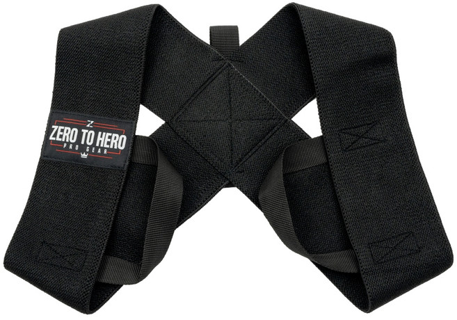 제로투히어로 체스트업 밴드, 블랙, 1개