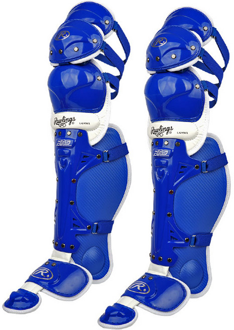 RAWLINGS 捕手護腿 Asian Fit LG950XKR, 藍色