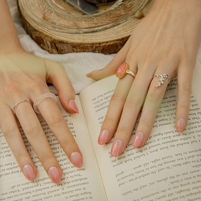 오호라 젤스트립 네일 30p 세트, 피치 라떼, 1개