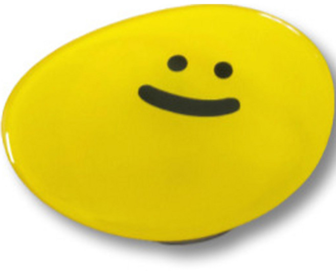 오프유 스마트폰 그립톡 노랑이, 혼합색상, 1개