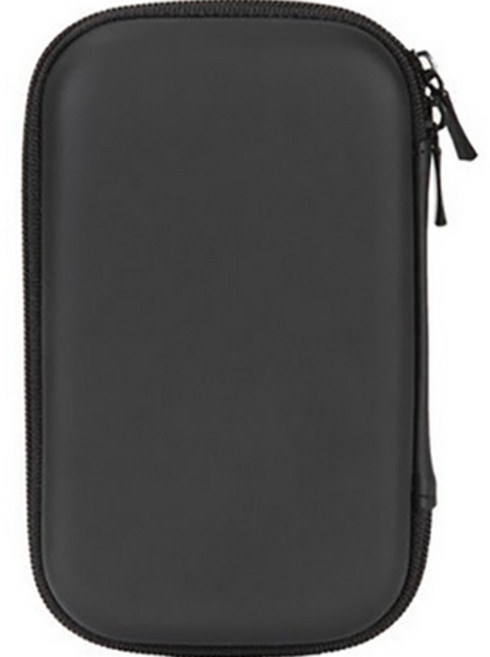 다해유 충전기 이어폰 보조배터리 파우치, 블랙, 1개