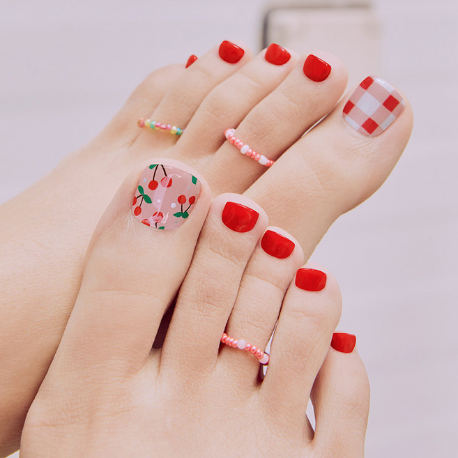 오호라 젤스트립 페디 30p 세트, 체리 크러쉬, 1개