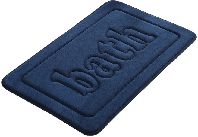 보나라온 bath 논슬립 발매트, 06 네이비 블루, 1개