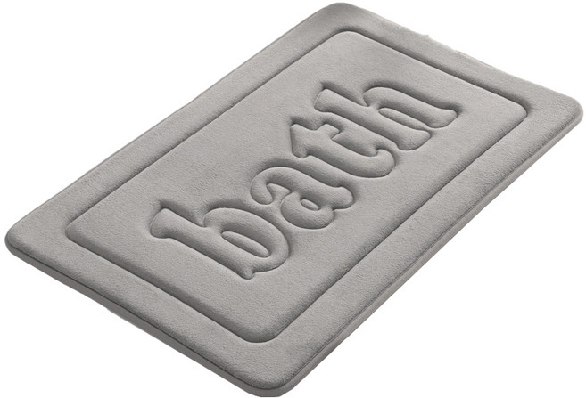 보나라온 bath 논슬립 발매트, 03 회색, 1개